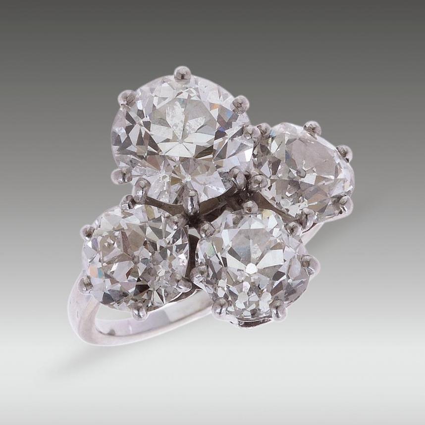 Éternels diamants sur or gris et platine - Panorama (après-vente)