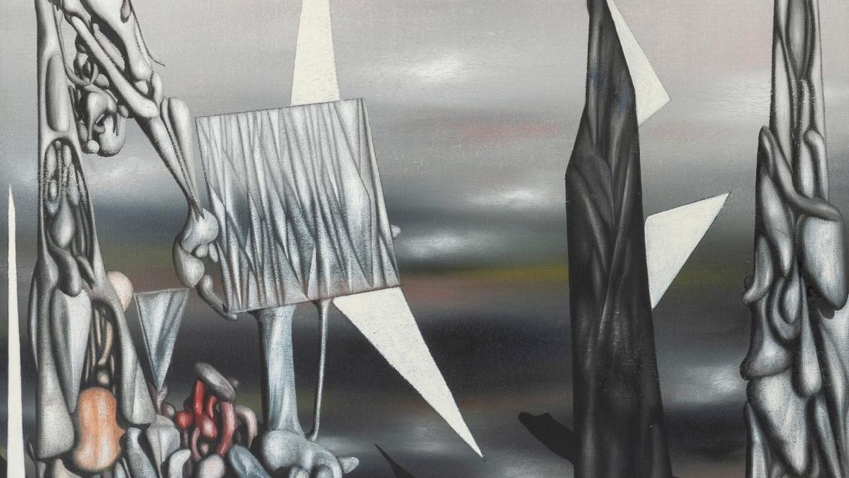 Yves Tanguy (1900-1955), Elle viendra (She will come), 1950, oil on canvas, 46 x... The Inner World of Yves Tanguy
