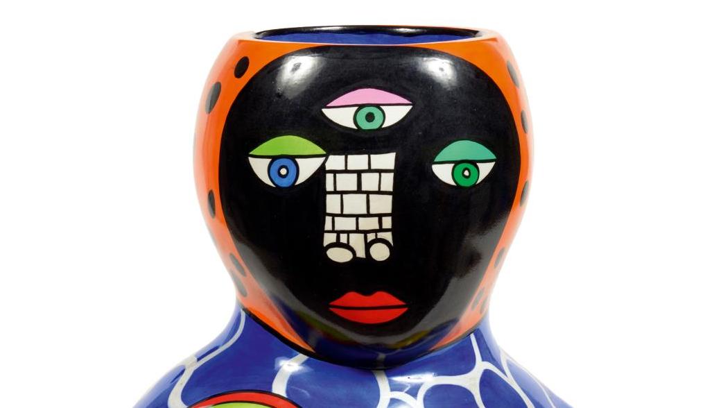 Mexicana, hommage à Frida Kahlo, par Niki de Saint Phalle, sculpture adjugée 20 800 €... La revanche des artistes femmes