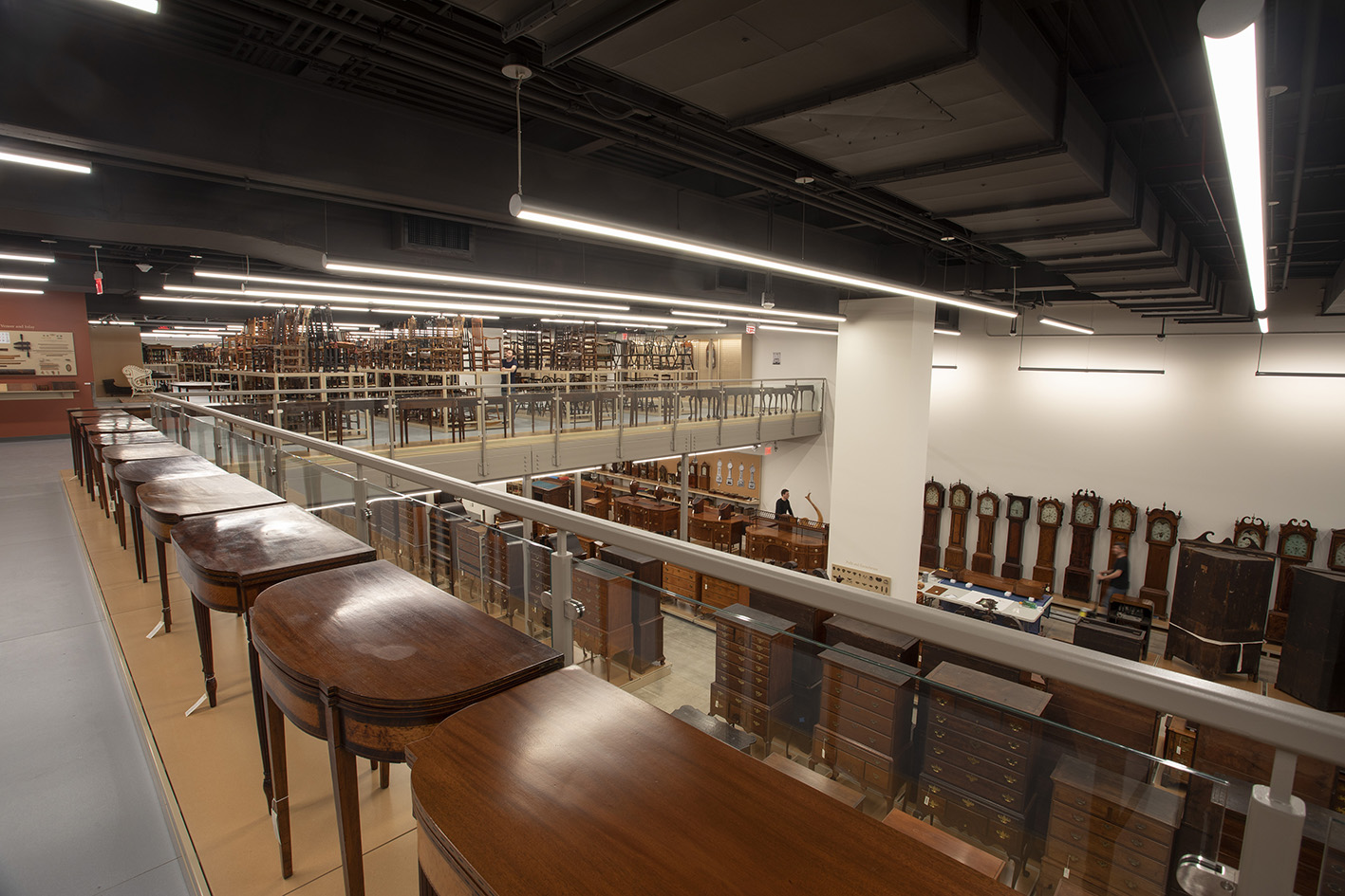 View of the Hume American Furniture Study Center at Yale West Campus, Yale University Art Gallery.Photo: Jessica Smolinski