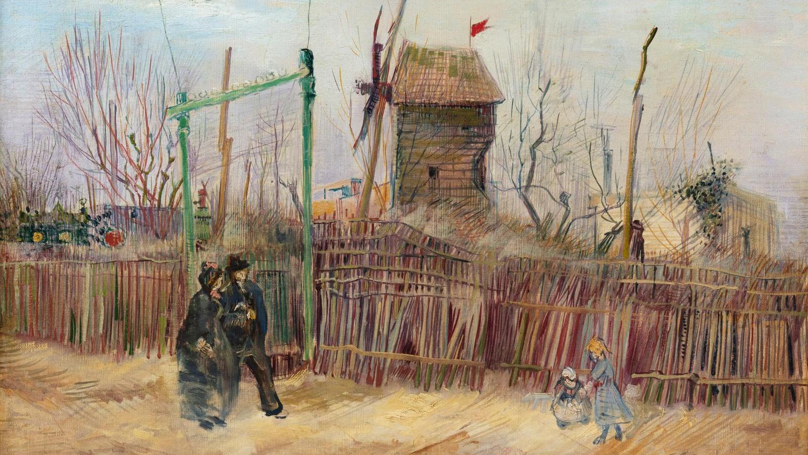 Vincent Van Gogh (1853-1890), Scène de rue à Montmartre (Impasse des Deux Frères... Vincent Van Gogh à Paris, une période charnière