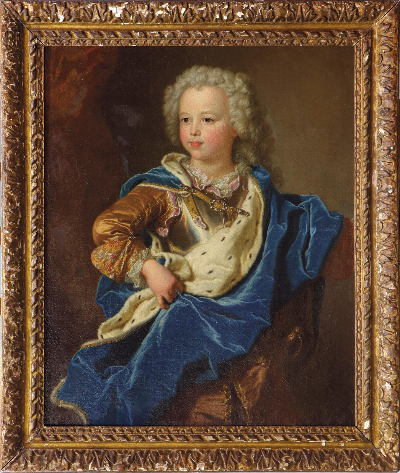 The Duc de Luynes Aged Five by the Studio of Hyacinthe Rigaud