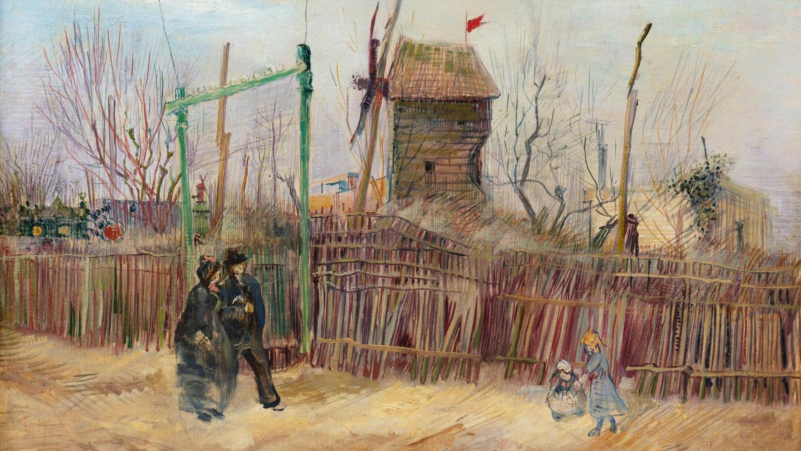 Vincent Van Gogh (1853-1890), Scène de rue à Montmartre (Impasse des Deux Frères... Vincent Van Gogh in Paris: A Turning Point