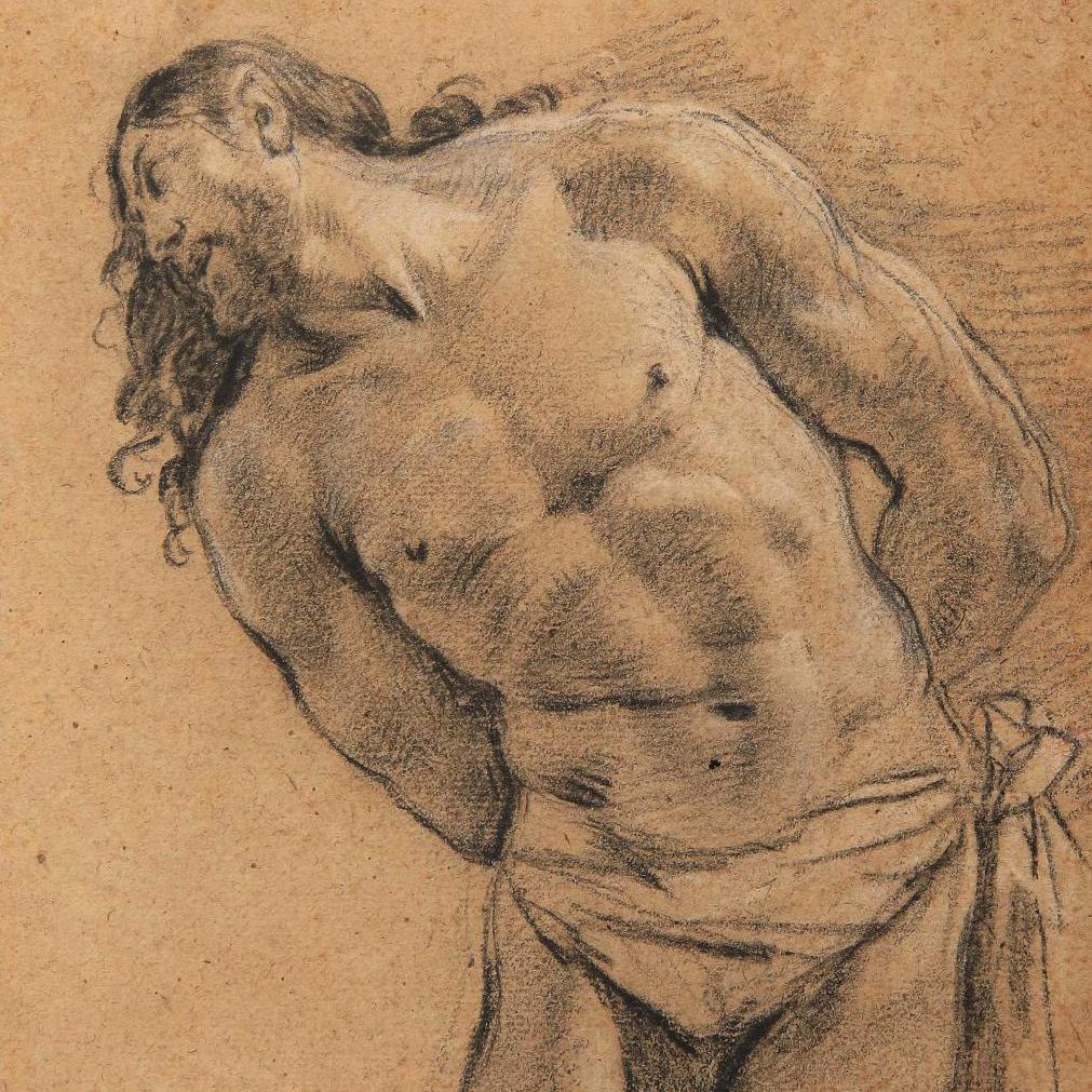 A Caravaggesque Christ by Simon Vouet 