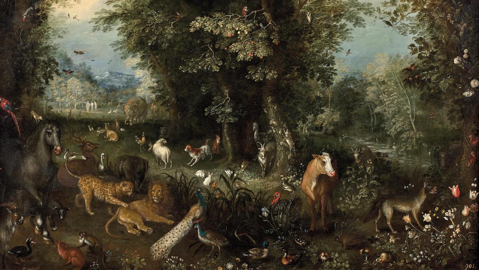 Attribué à Jan II Bruegel, dit le Jeune (1601-1678), « Les Quatre Éléments », dont... Jan Bruegel le Jeune : le monde et ses merveilles à la puissance quatre