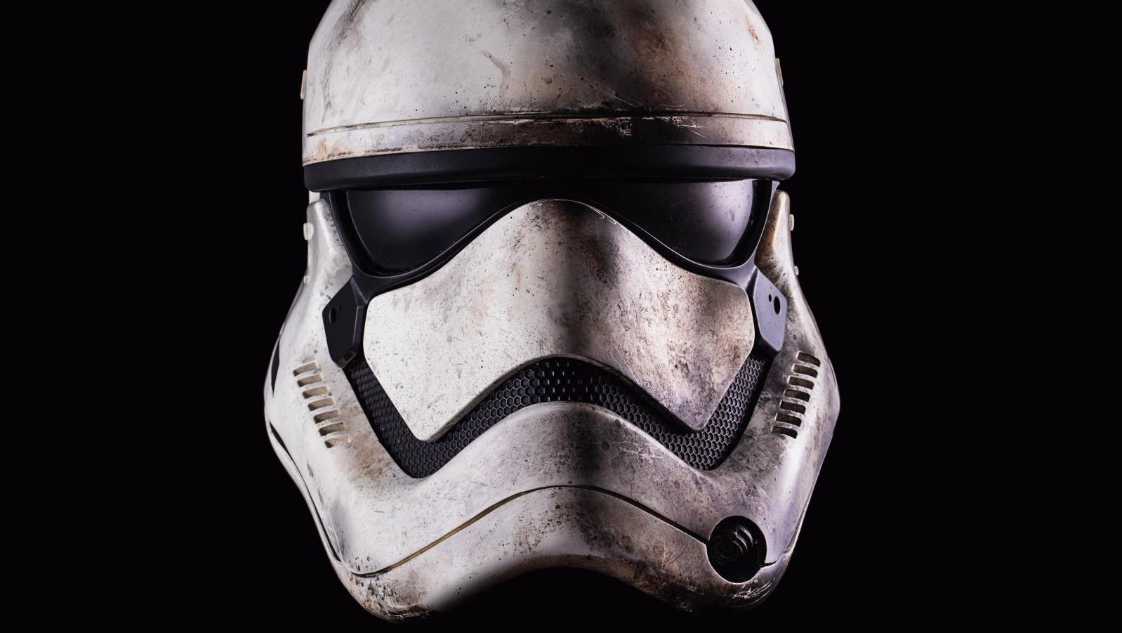 Original Stormtrooper helmet from the Star Wars film The Force Awakens, 2015, 30... Gems of Pop Culture 