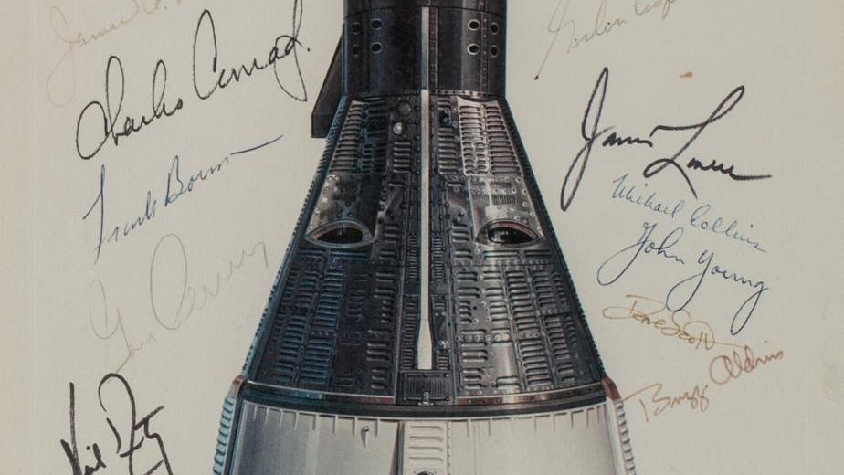 4 464 € Apollo, Gemini Spacecraft. Designed and Built by McDonnell, St. Louis for... Cote : La conquête de l’espace