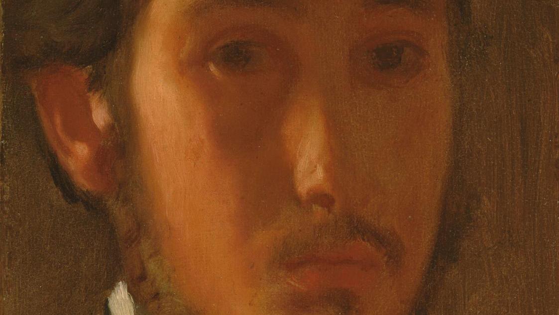 Edgar Degas (1834-1917), Autoportrait au col blanc (Self-portrait with White Collar),... Degas’ Correspondence: An Artist More Complex Than He Seems