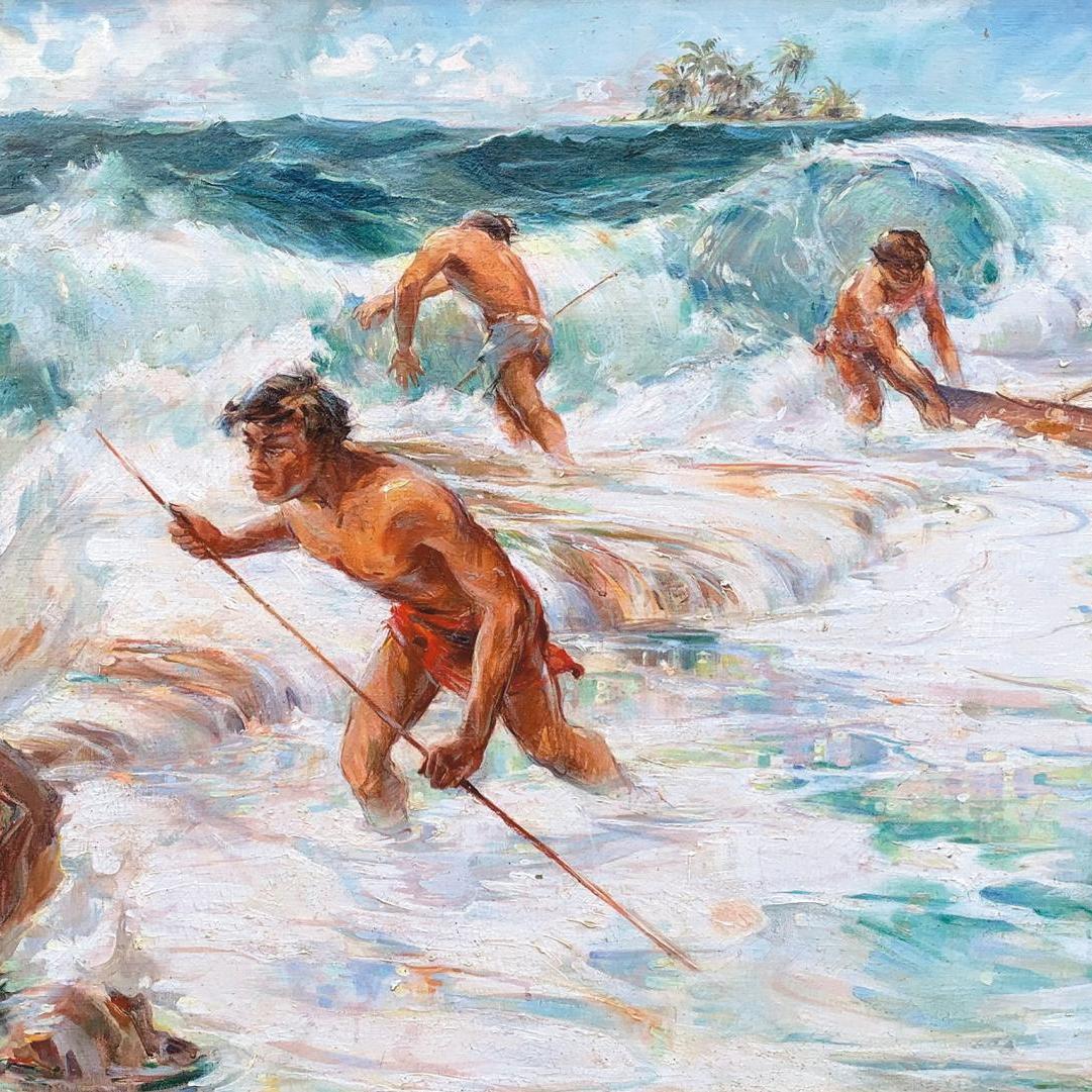 Huzé peint Tahiti - Panorama (après-vente)