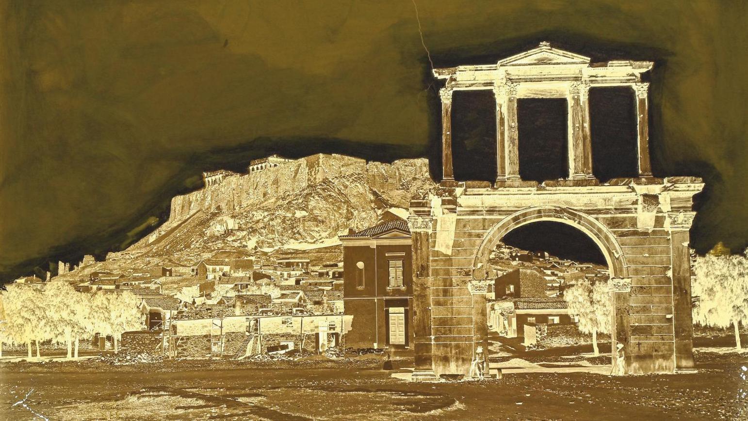 Félix Bonfils (1831-1885), Acropole et arc d’Adrien. Athènes (Athens: The Acropolis... Félix Bonfils, a Trailblazing Photographer in the Middle East