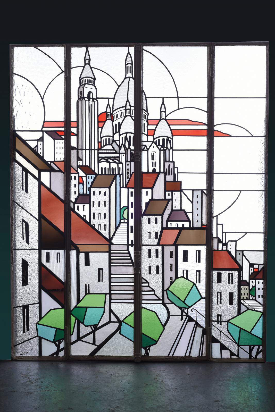 Art Deco Stained Glass of Jacques Damon