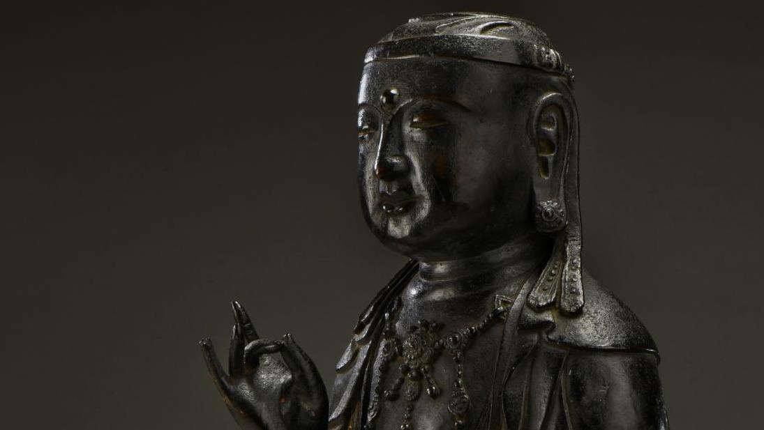Chine, milieu du XIe siècle, période de la dynastie Song du Nord (960-1127), Guanyin,... Les bonnes vibrations d’une Guanyin bouddhique chinoise d’époque Song