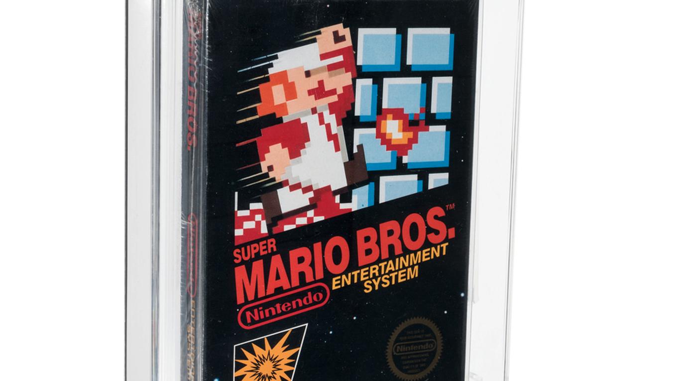 Super Mario Bros. - Wata 9.6 A+ Sealed Hangtab, 1 Code, Mid-Production, NES Nintendo... L’Observatoire : le prix de la nostalgie 