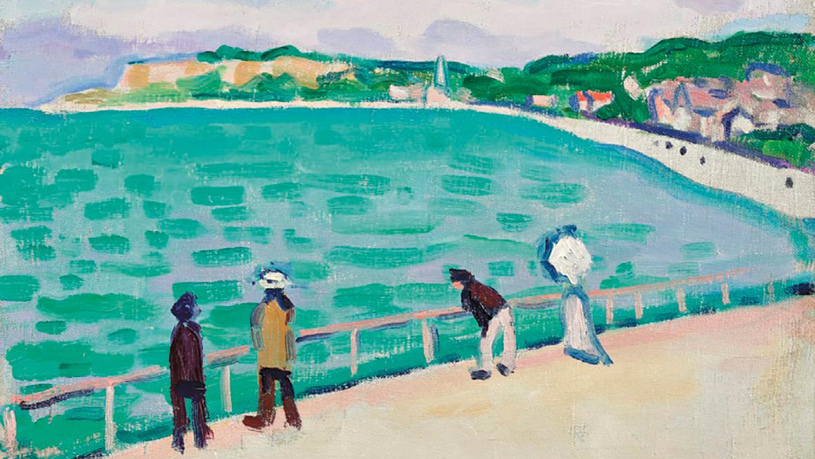Albert Marquet (1875-1947), Promenade sur la jetée de Sainte-Adresse (Walk on the... Albert Marquet in the Crosshairs of Collectors