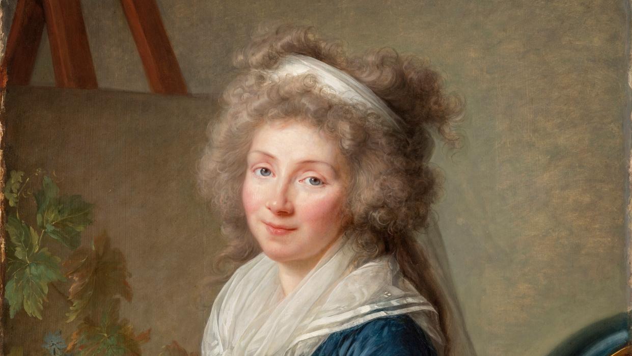 Élisabeth Vigée Le Brun (1755-1842), La Marquise de Grollier, née Charlotte Eustache... Une amie de Vigée Le Brun : la marquise de Grollier