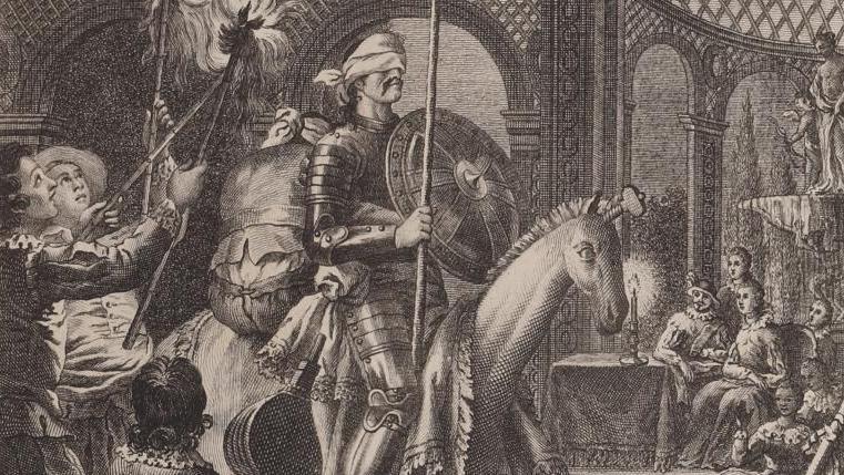 Miguel de Cervantès (1547-1616), El ingenioso hidalgo Don Quixote de la Mancha, Madrid,... Don Quichotte, fascinant chevalier errant