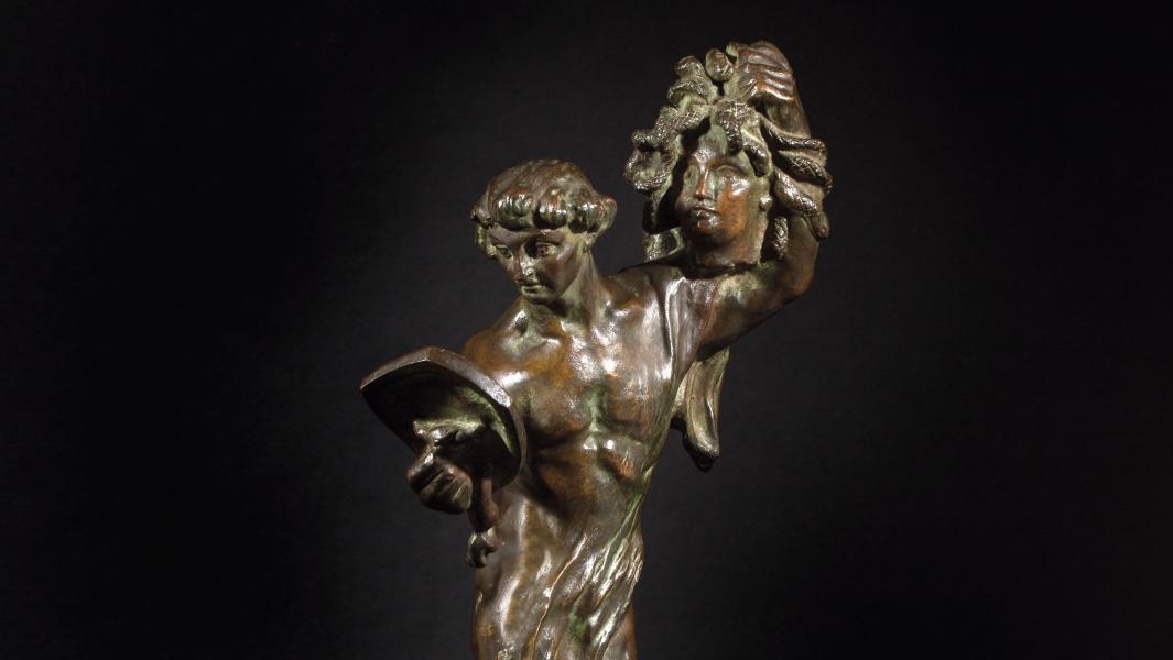 Camille Claudel (1864-1943), Perseus and the Gorgon, "small model" or small Perseus,... Revisiting Landmark Works with Foujita and Claudel