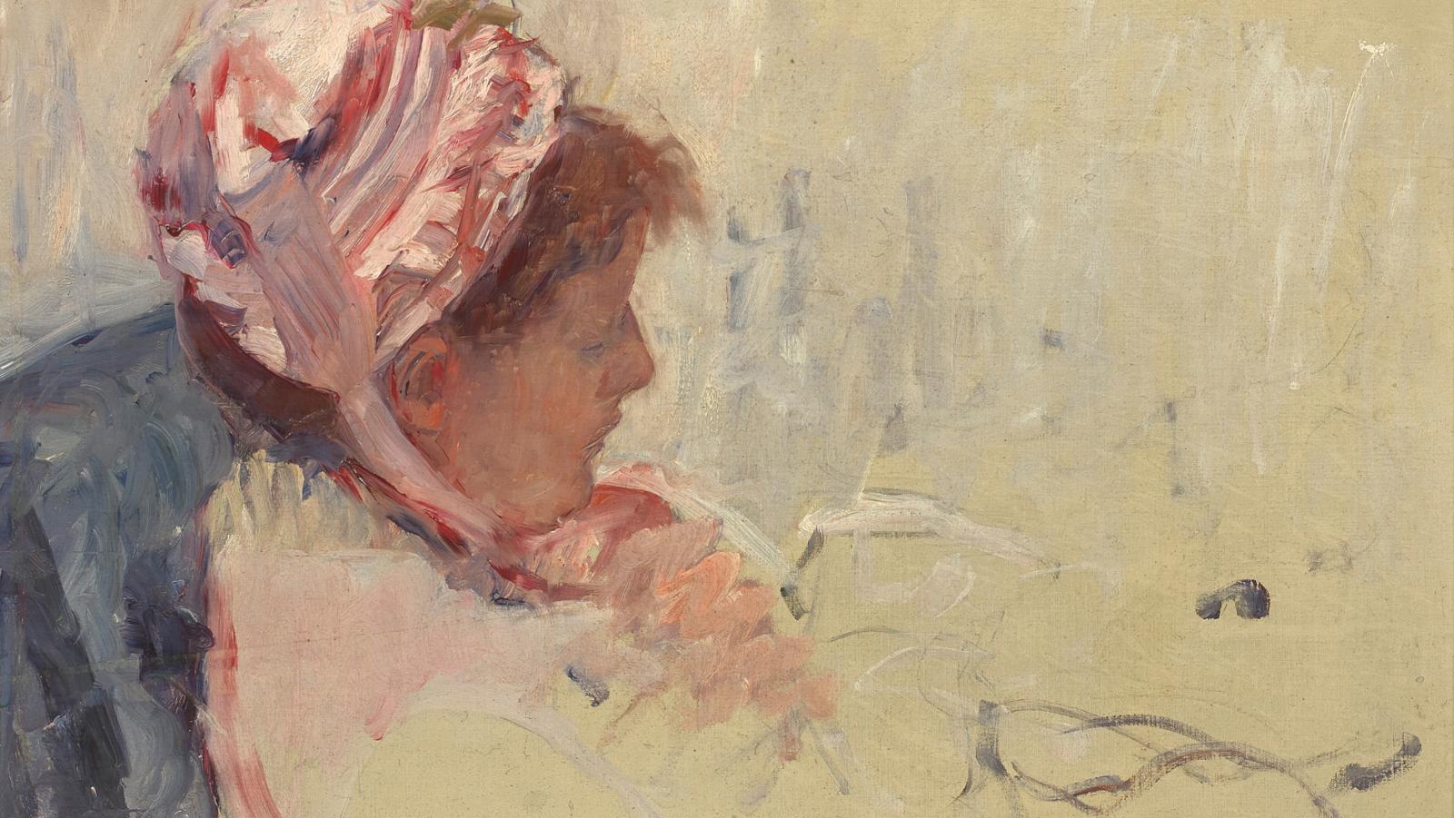 Mary Cassatt (1844-1926), Étude pour la tasse de thé (Study For a Cup of Tea) or... Mary Cassatt: The Artist, her Sister and Impressionism…