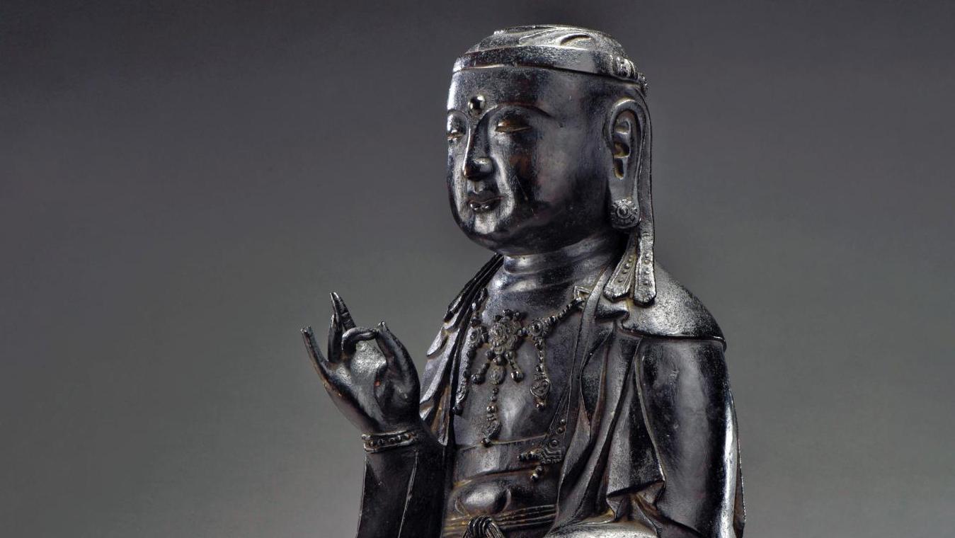 Chine, milieu du XIe siècle, période des Song du Nord (960-1127). Guanyin, dite «bodhisattva... Triomphe pour une Guanyin de l’époque Song
