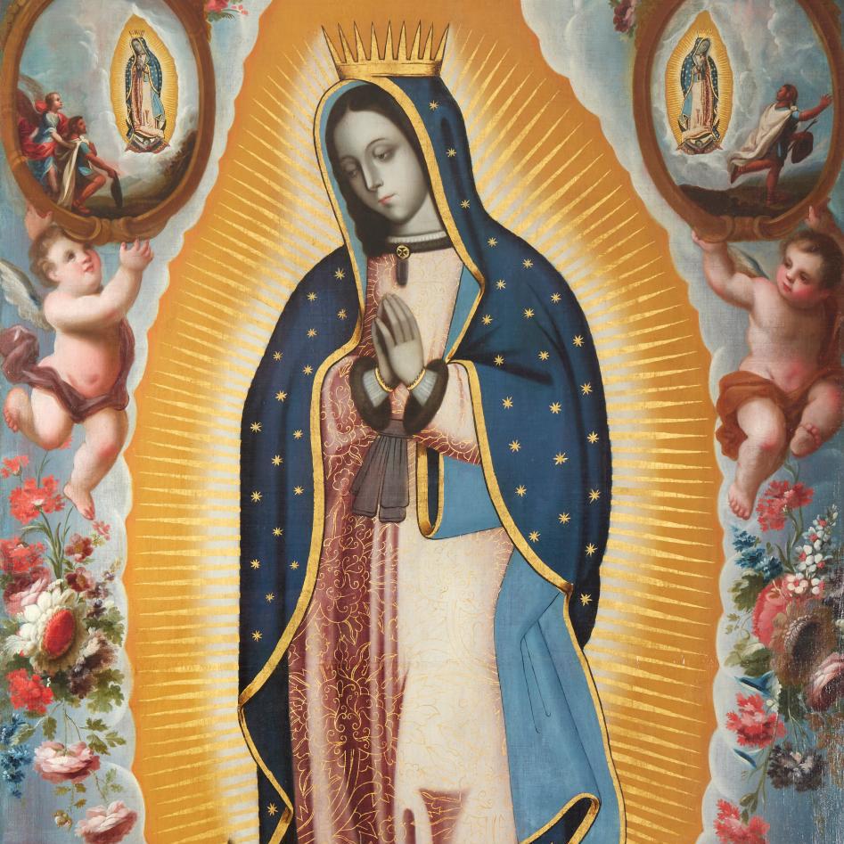 Our Lady of Guadalupe: Reigns as Queen of Mexico - Lots sold