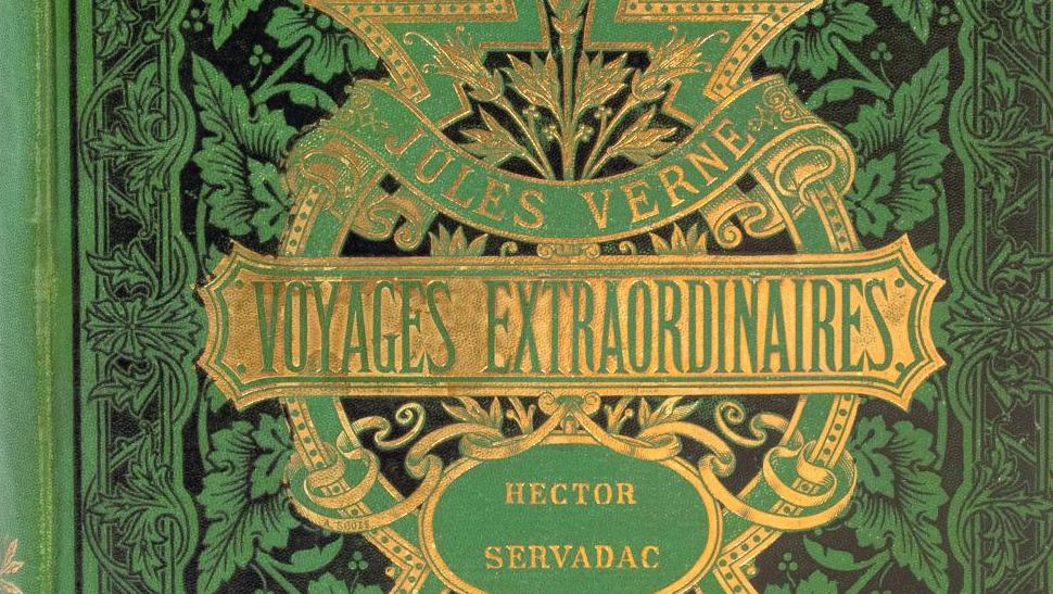 Jules Verne (1828-1905), Hector Servadac (Paris, Jules Hetzel et Cie, vers 1877),... Jules Verne, dispersion d'une belle collection