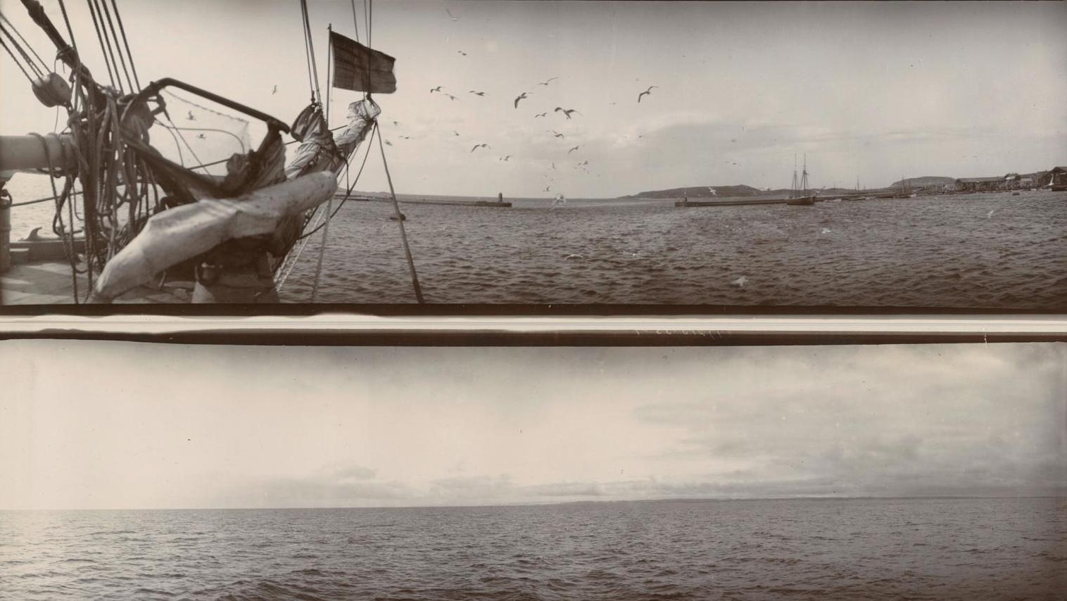 Philippe d’Orléans (1869-1926), ensemble d’environ 190 photographies panoramiques... La revanche de la banquise