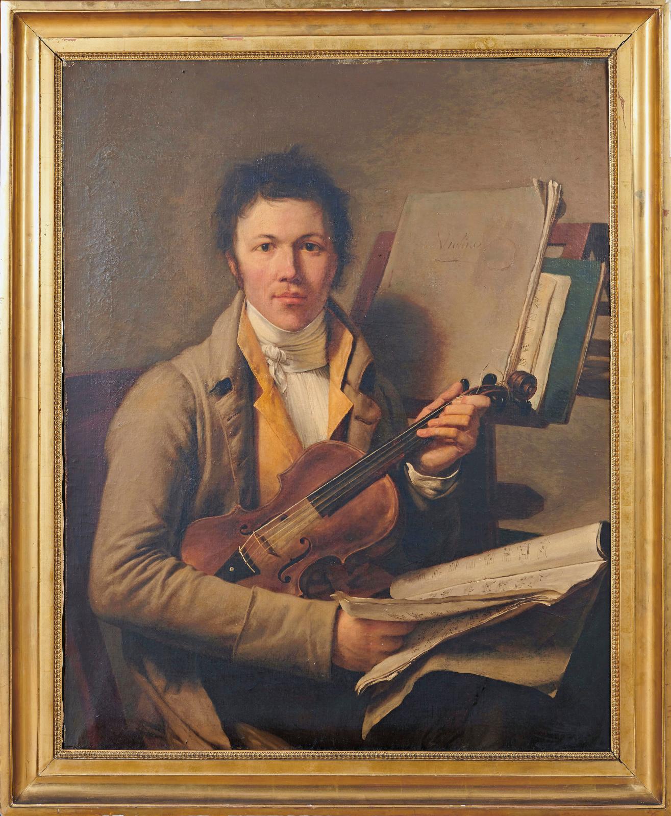 Un portrait de violoniste anonyme