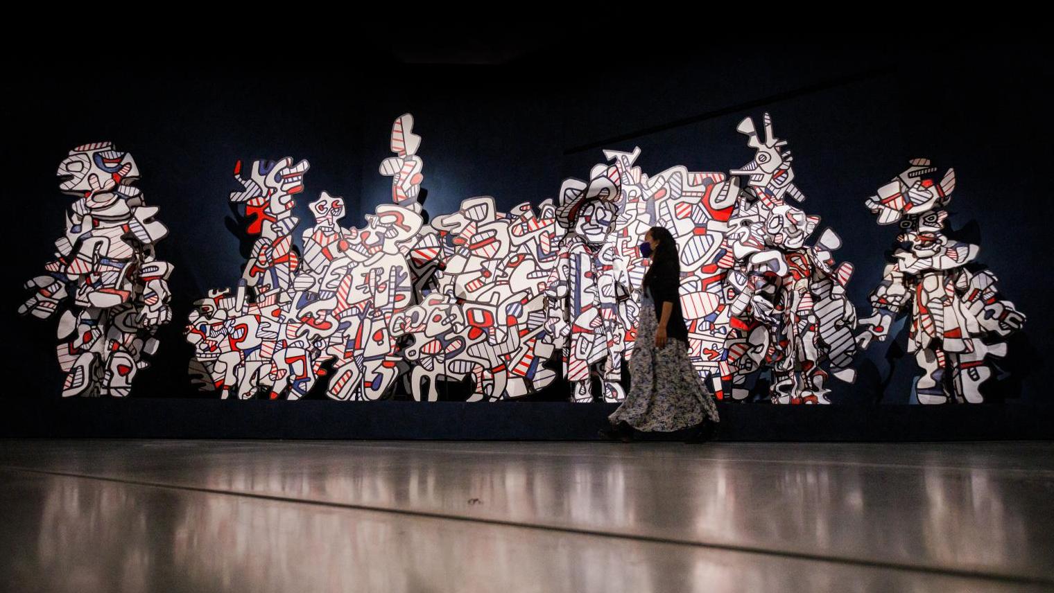”Jean Dubuffet: Brutal Beauty”, installation view at the Barbican Art Gallery, May... Jean Dubuffet: “Brutal Beauty”