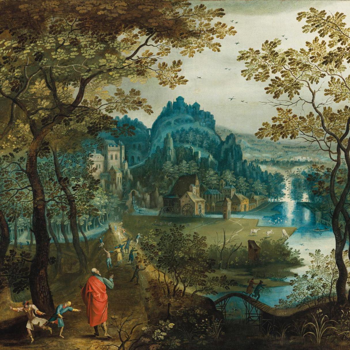 Paysage flamand  - Panorama (avant-vente)