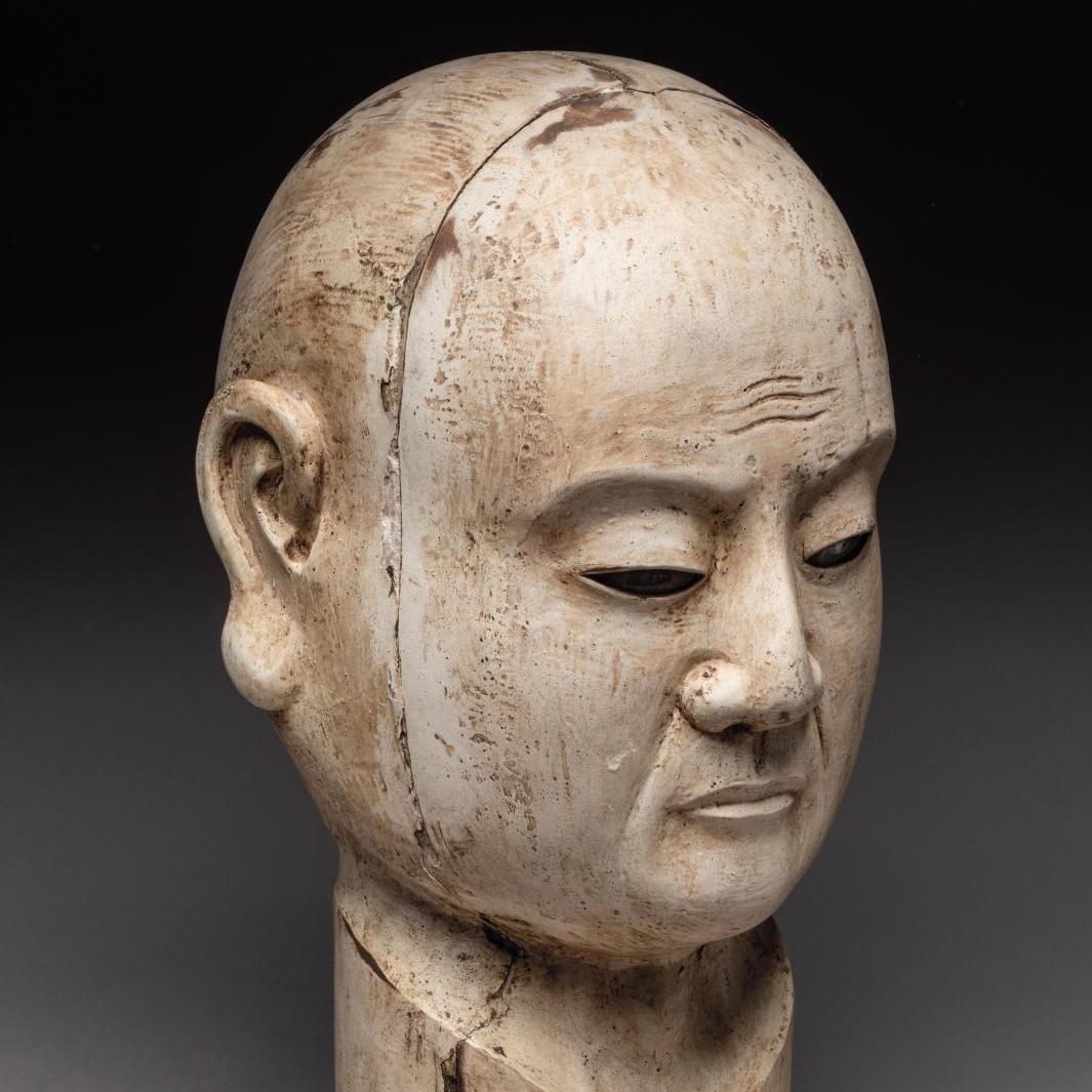 Portrait japonais de moine bouddhiste