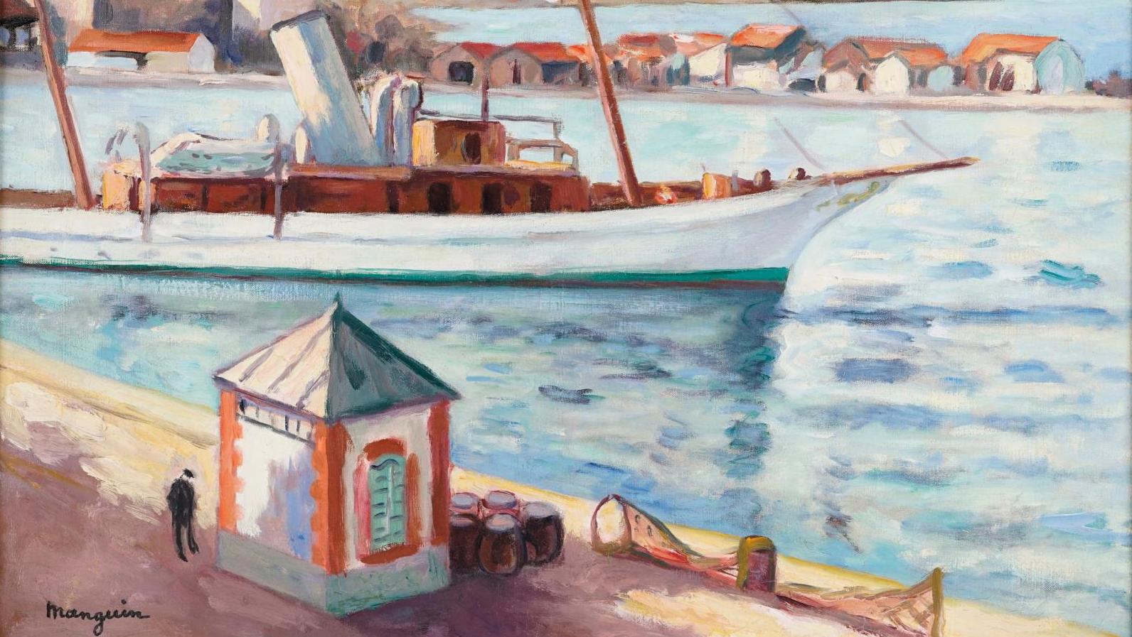 Henri Manguin (1874-1949), Saint-Tropez, l’ancien bureau du port, été/automne 1927,... Une collection sous le soleil de la Provence