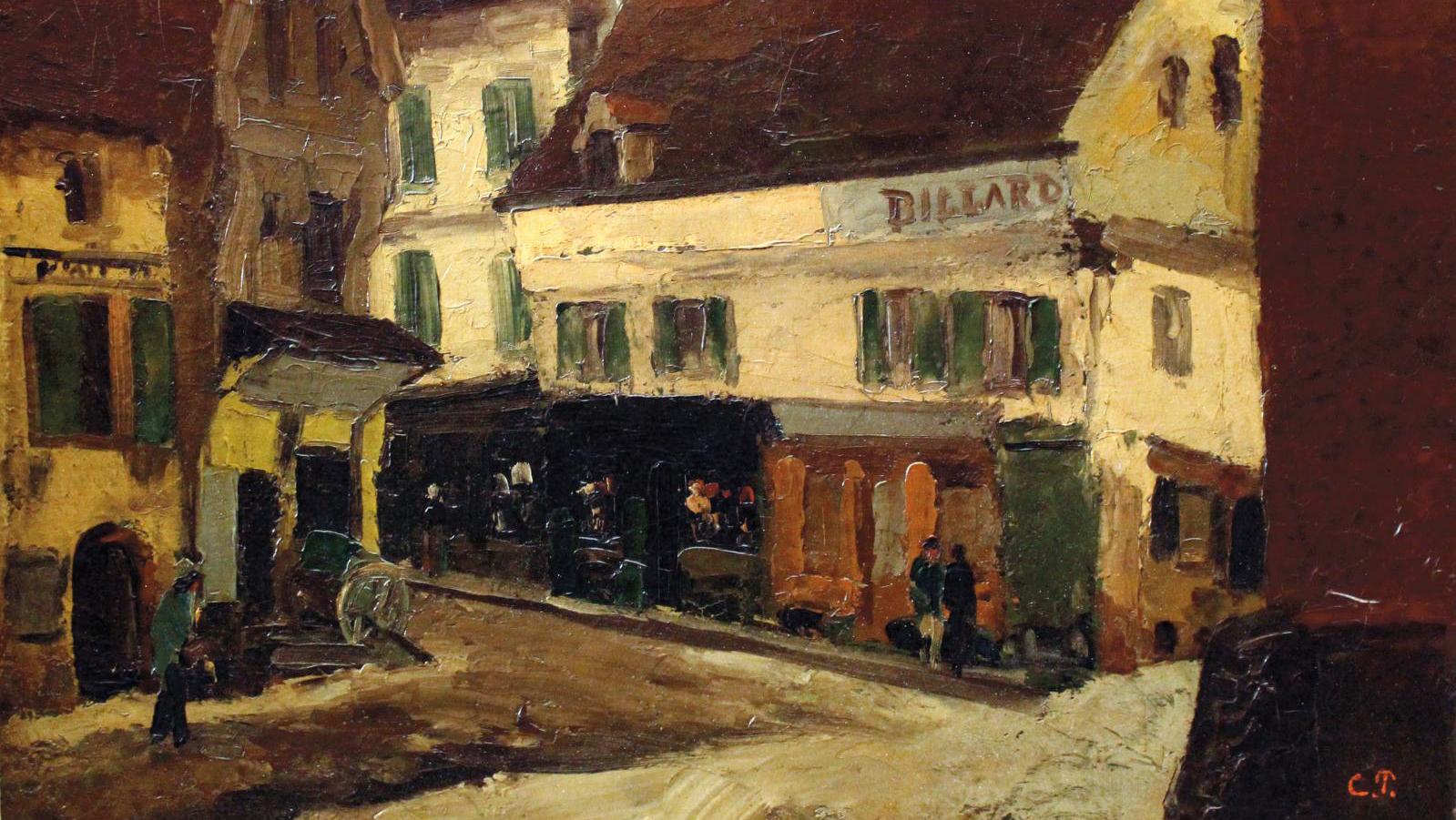This oil on canvas by Camille Pissarro, Une place à la Roche-Guyon (A Square in La... Dorville Sale: French Government Rejects Restitution