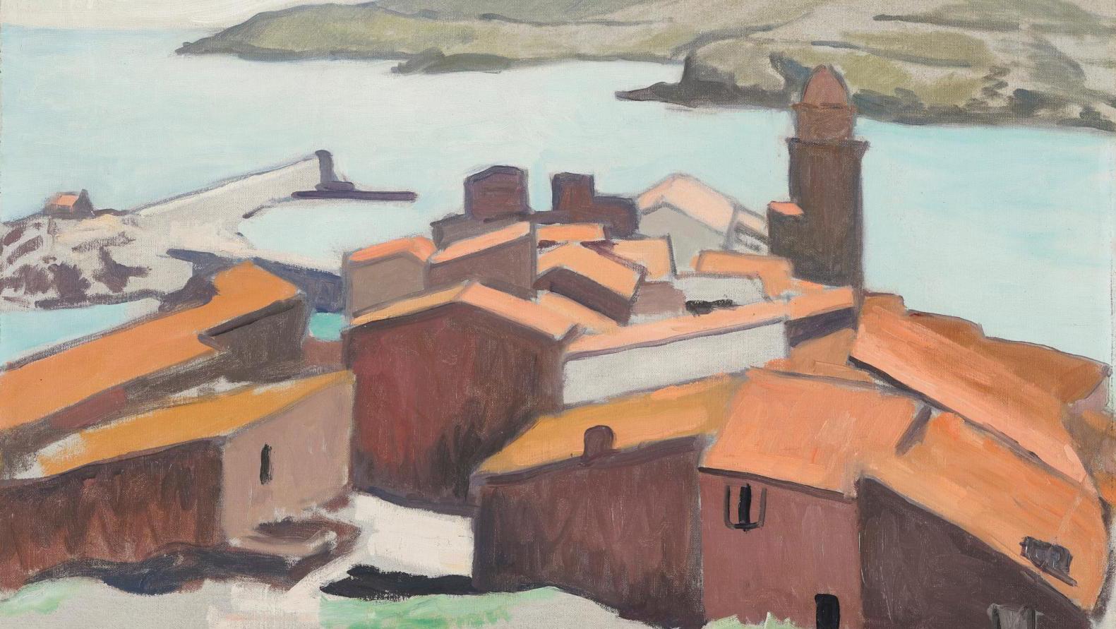 Albert Marquet (1975-1947), Collioure, 1912, oil on canvas, 65 x 61 cm/25.6 x 24... From Marquet to Buffet: A Collection Full of Provencal Sunshine