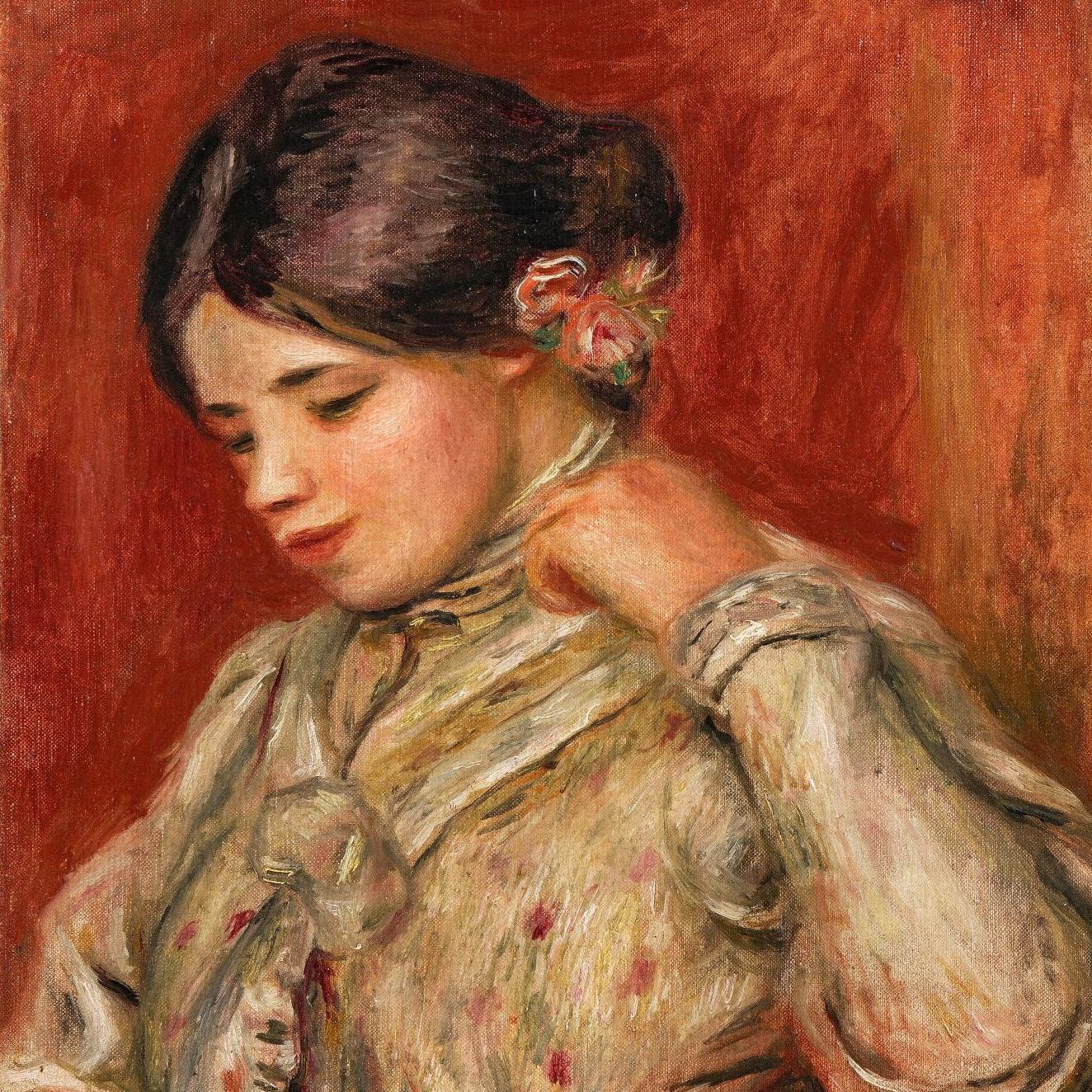 Une jeune femme de Renoir en plein soleil - Zoom