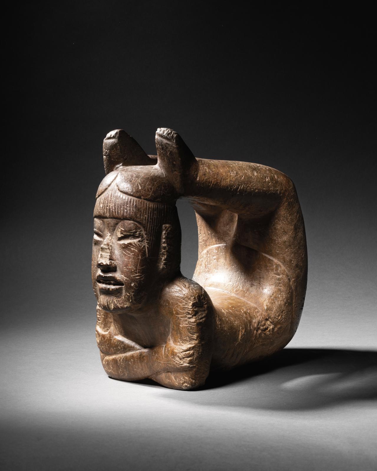 Avec cet acrobate olmèque, l’art précolombien se met en quatre
