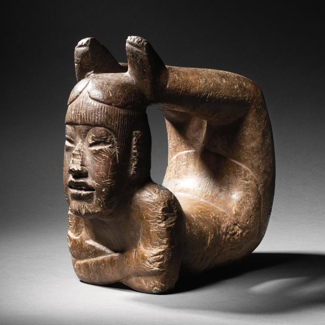 Avec cet acrobate olmèque, l’art précolombien se met en quatre