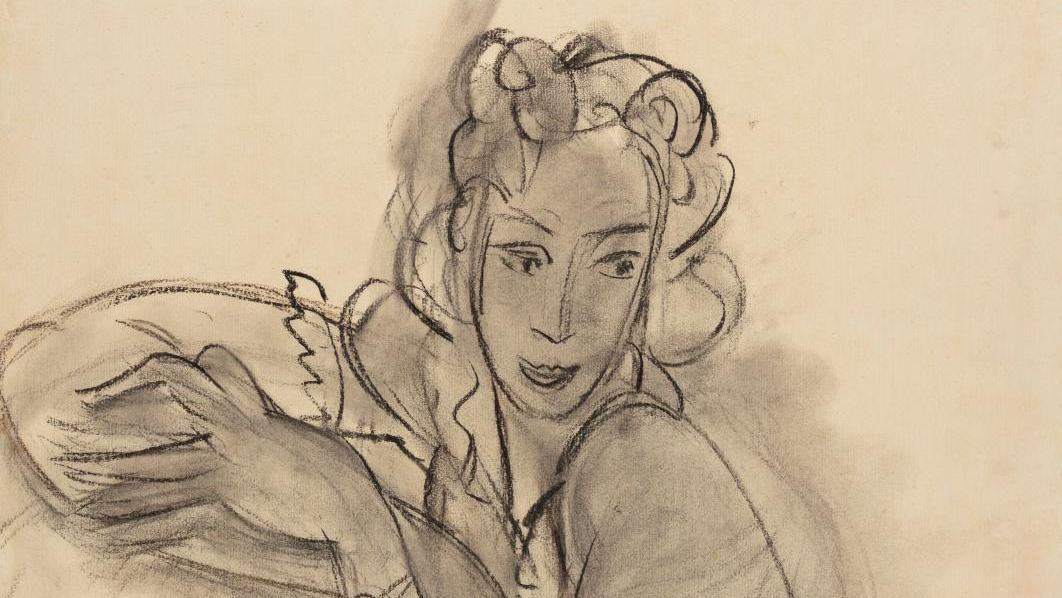 Henri Matisse (1869-1954), Portrait d’Hélène Mercier, née princesse Galitzine, assise,... Henri Matisse, une redécouverte