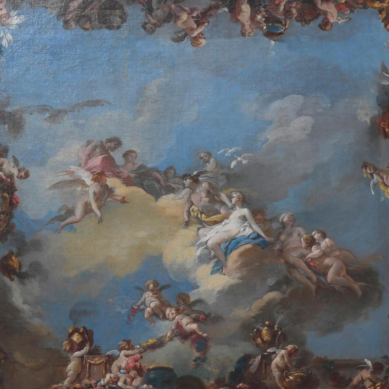 Esquisse du plafond pour la duchesse d’Orléans - Avant Vente