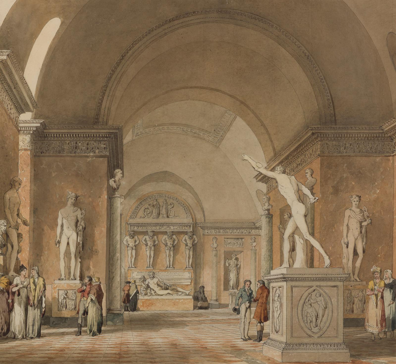 Heroic Drawing by Fontaine Goes Back to the Louvre 