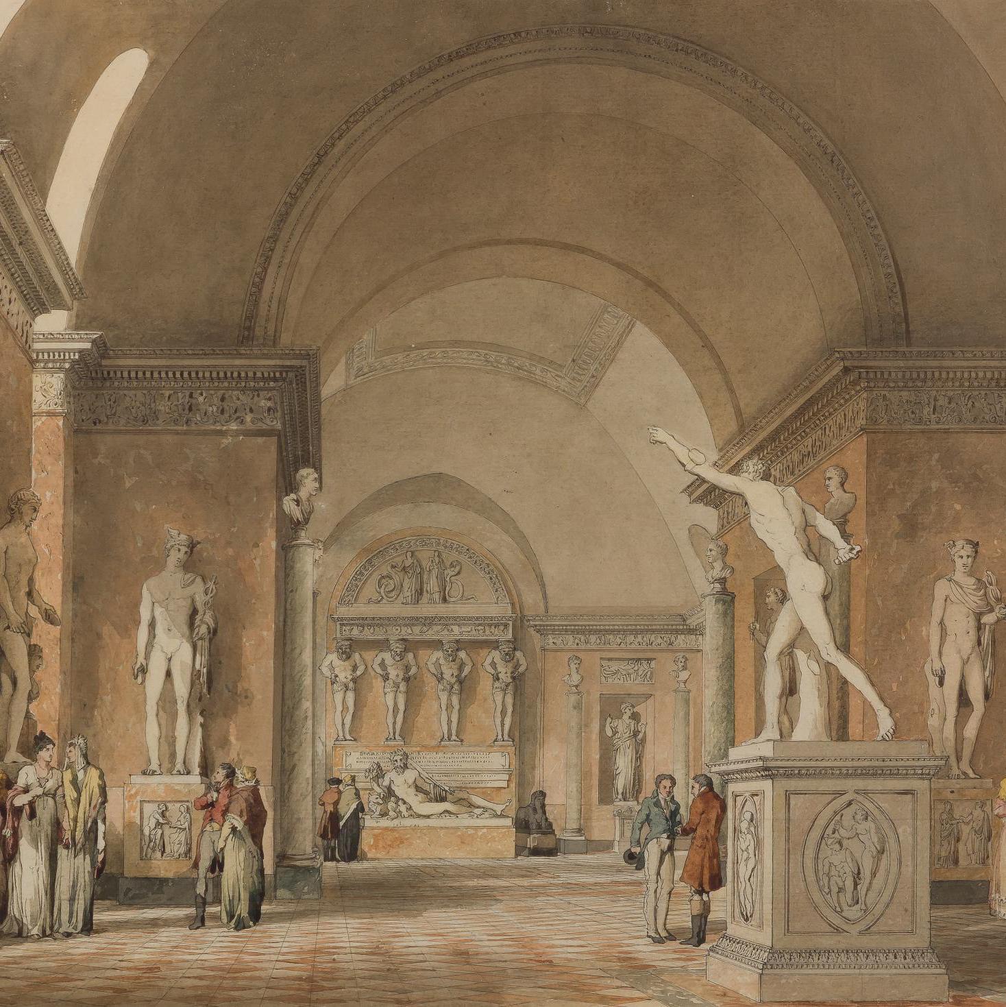 Heroic Drawing by Fontaine Goes Back to the Louvre 