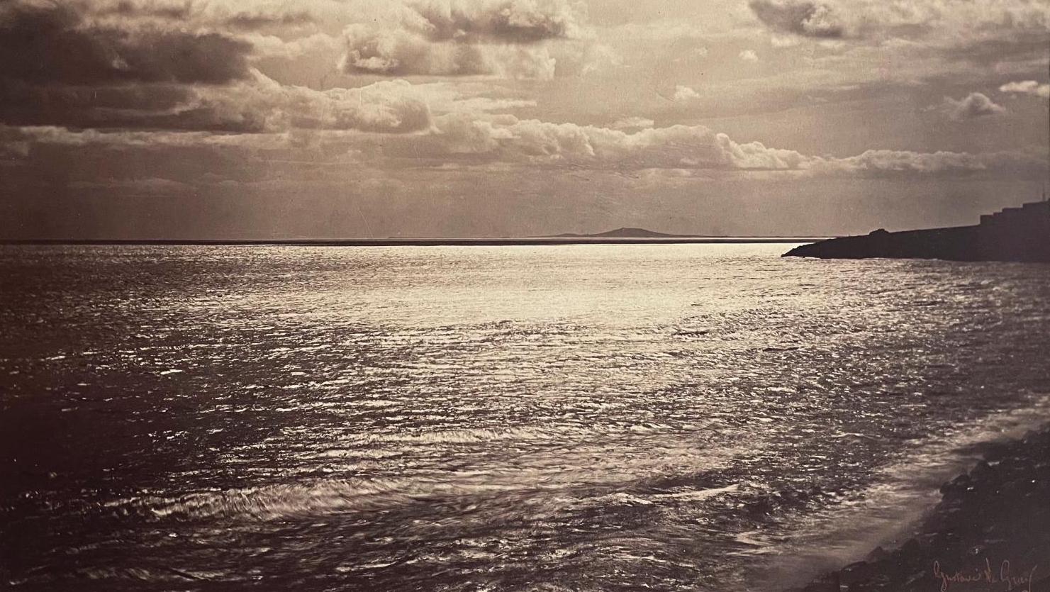 Gustave Le Gray (1820–1884), La Mer Méditerranée à Cette Sète (The Mediterranean... The Mediterranean Sea by Gustave Le Gray