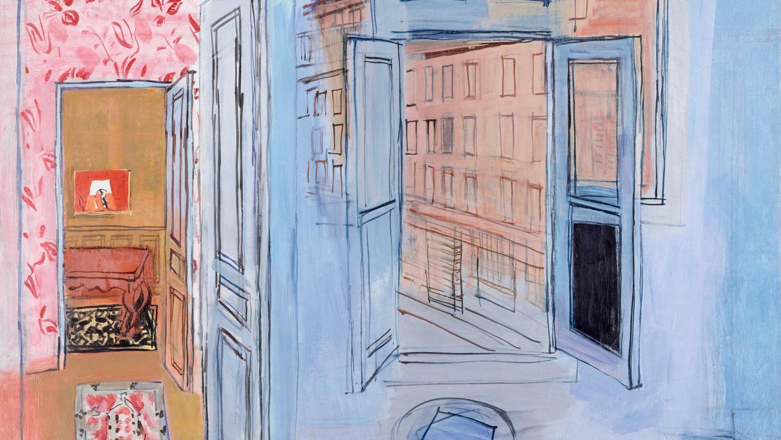 Raoul Dufy, L’Atelier de l’impasse Guelma, 1935-1952, huile sur toile, 89 x 117 cm,... Le Paris de Dufy