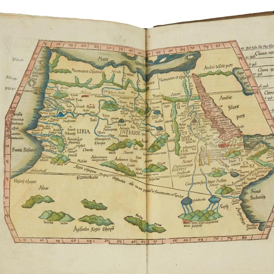 Un atlas de Ptolémée provenant du Berry