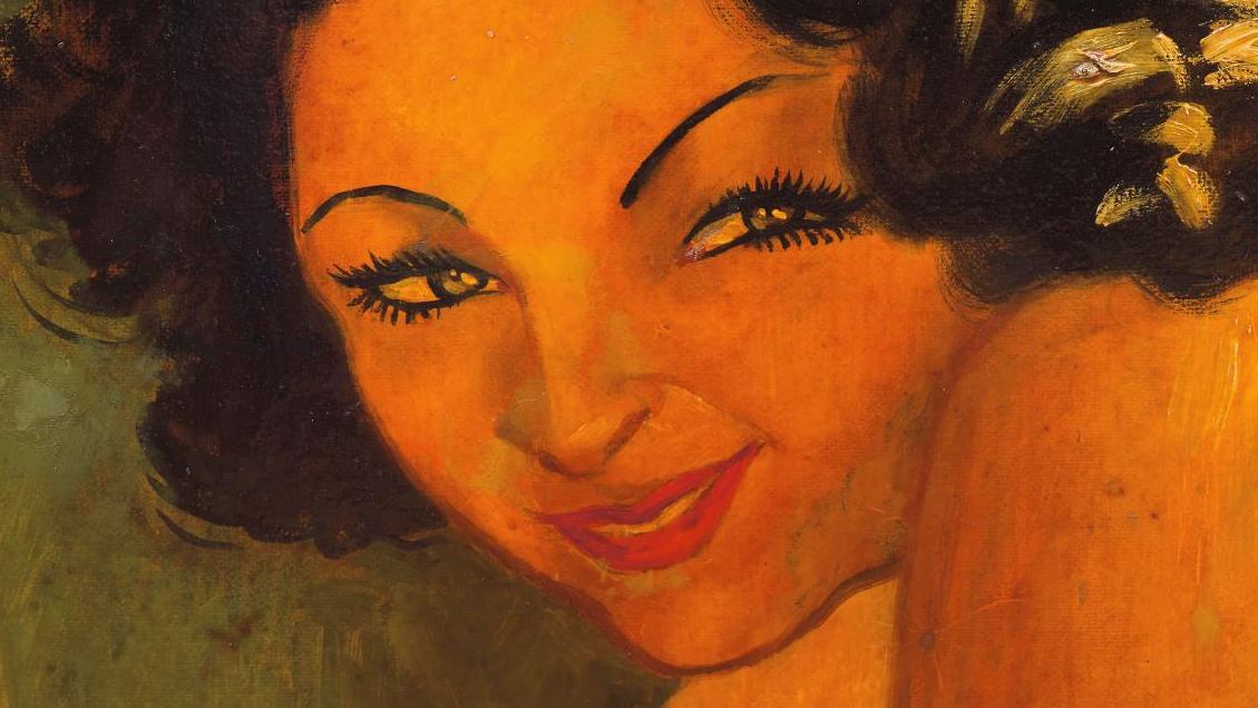 Francis Picabia (1879-1953), Portrait de femme et visage superposé (page 72) vers... Picabia et Van Dael, double regard