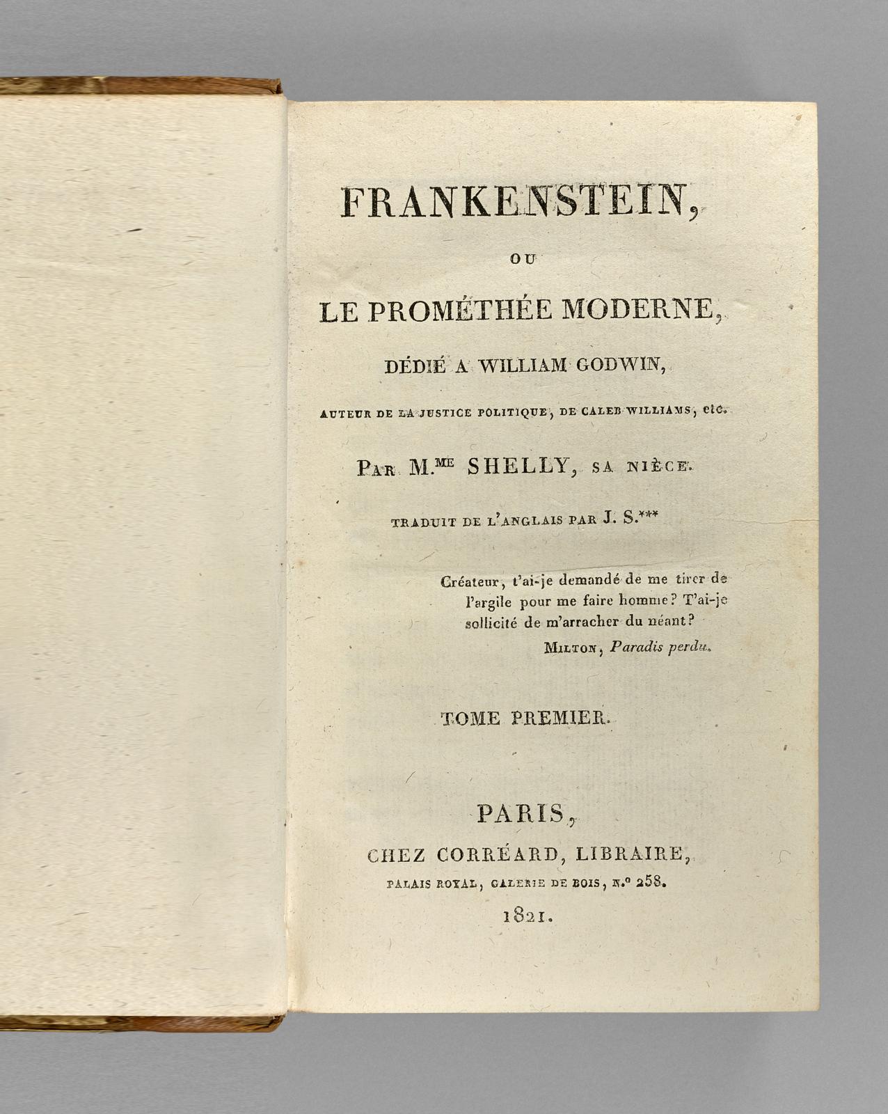 Cote : Frankenstein, plus de 200 ans et toujours aussi actuel