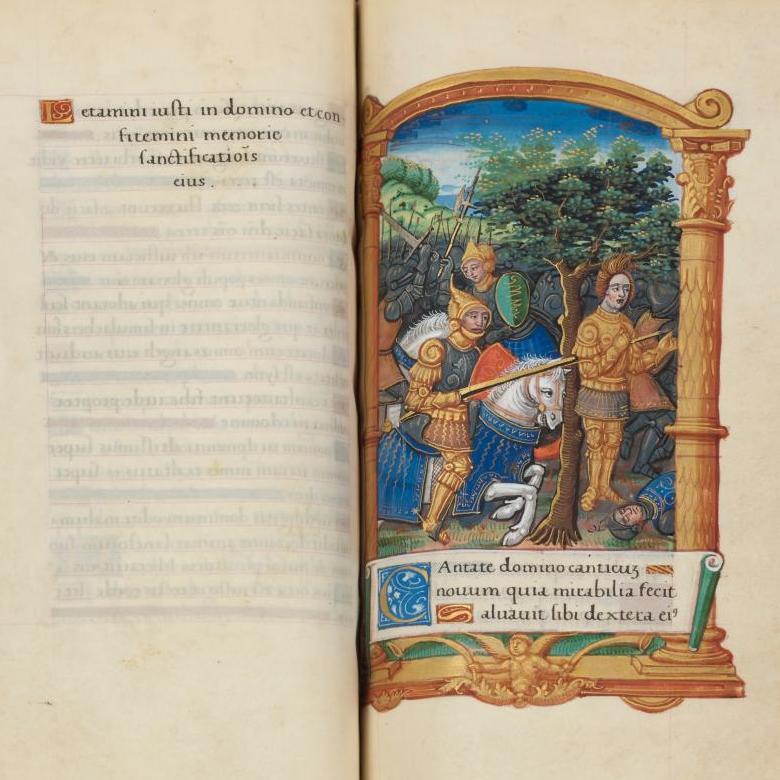 Le psautier d’Urfé, un manuscrit enluminé de bibliophile - Zoom