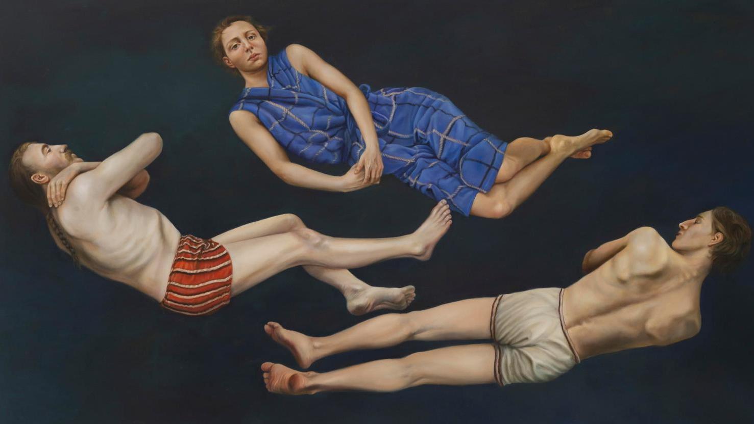Sophie Kuijken (née en 1965), D.Z., 2021, huile et acrylique sur toile, galerie Nathalie... Paris Gallery weekend 2021, édition spécial déconfinement !