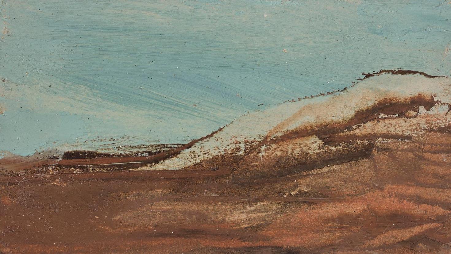 Dora Maar (1907-1997), Paysage, vers 1960, huile sur carton, 8,5 x 15 cm. Estimation :... Dora Maar, de muse à artiste