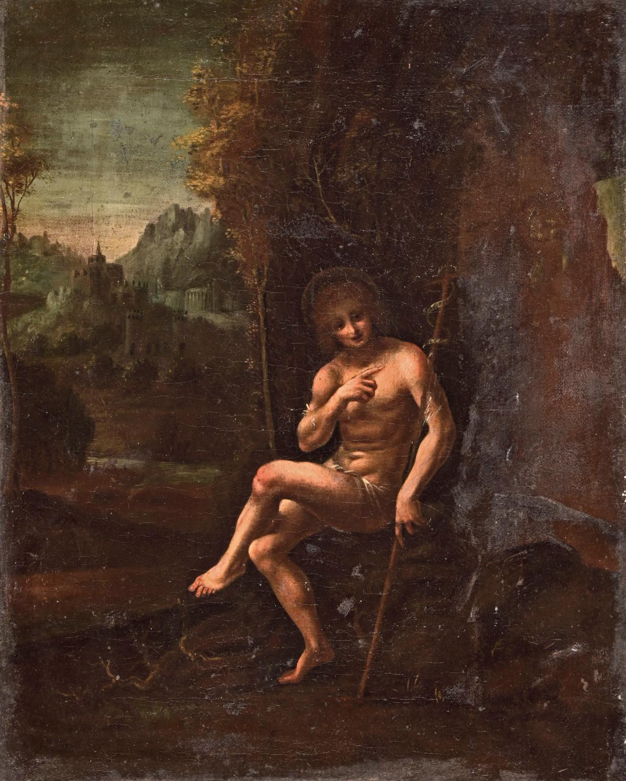 Un saint Jean-Baptiste à la façon de Vinci