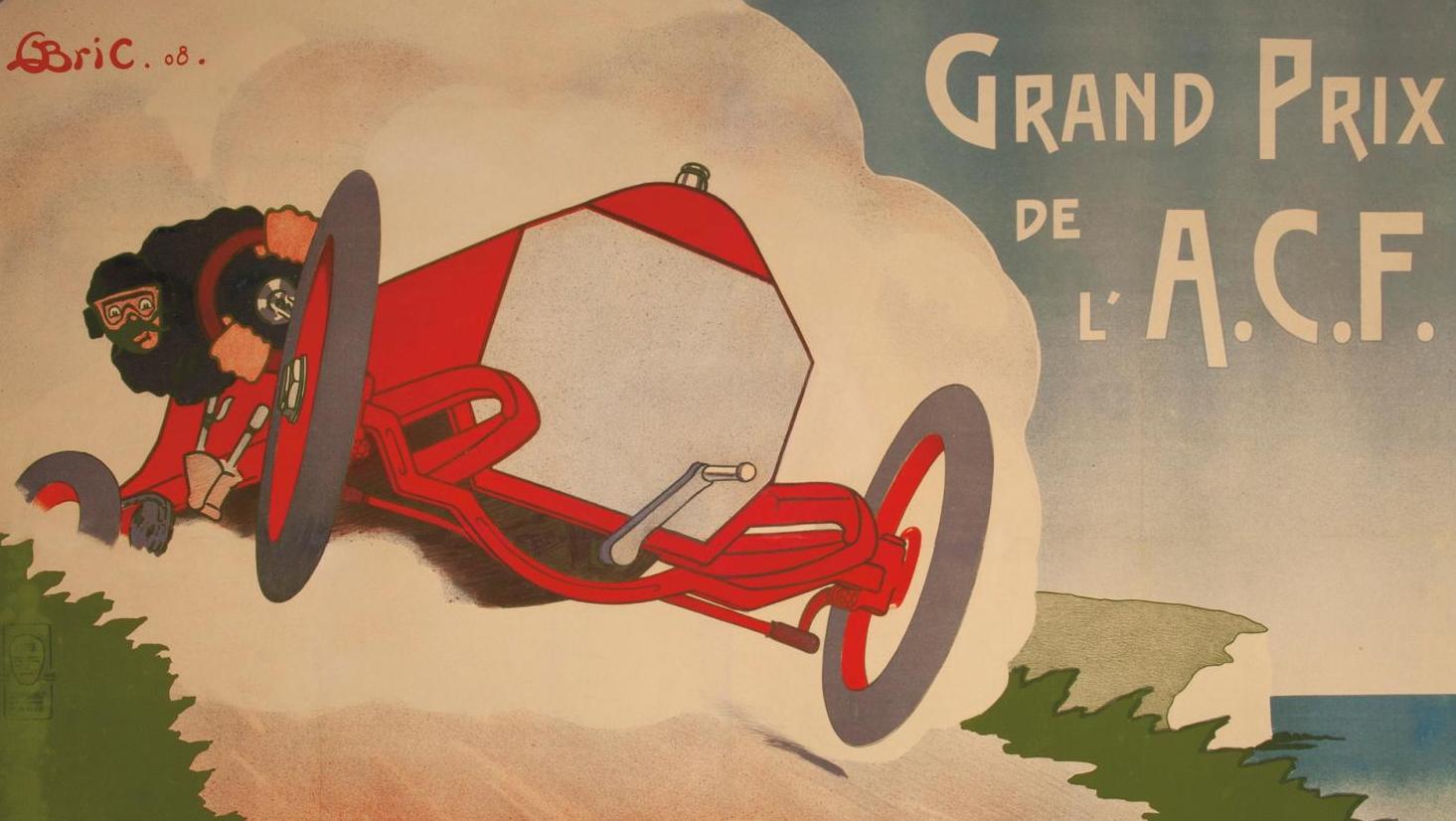 Georges Géo-Bric (XIXe-XXe siècle), Dieppe. Grand Prix de l’A.C.F., 6 et 7 juillet... Le bolide fou de Georges Géo-Bric